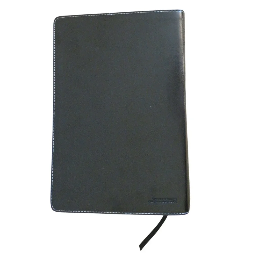 NIV Life Application Study Bible Black Ivory Floral LeatherLike Red Letter 1997